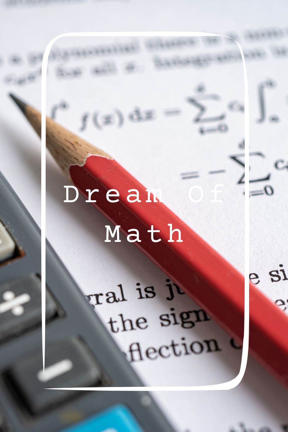 Dream Of Math Meanings 2