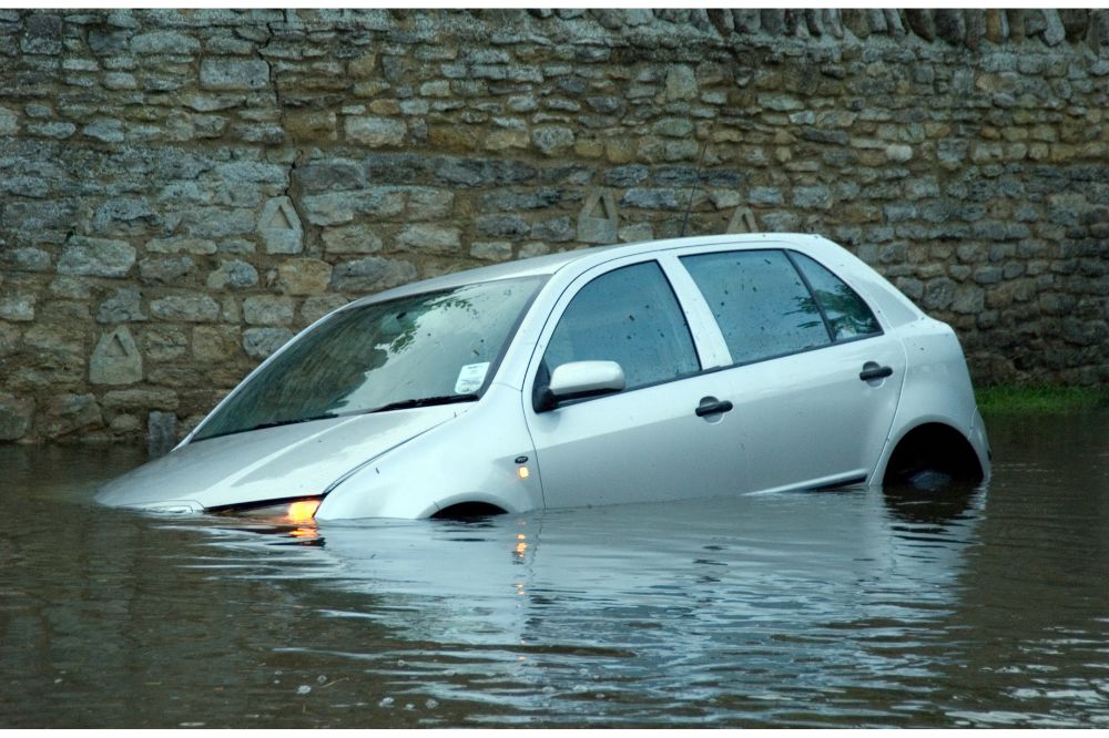 Dream of Car Falling Into Water
