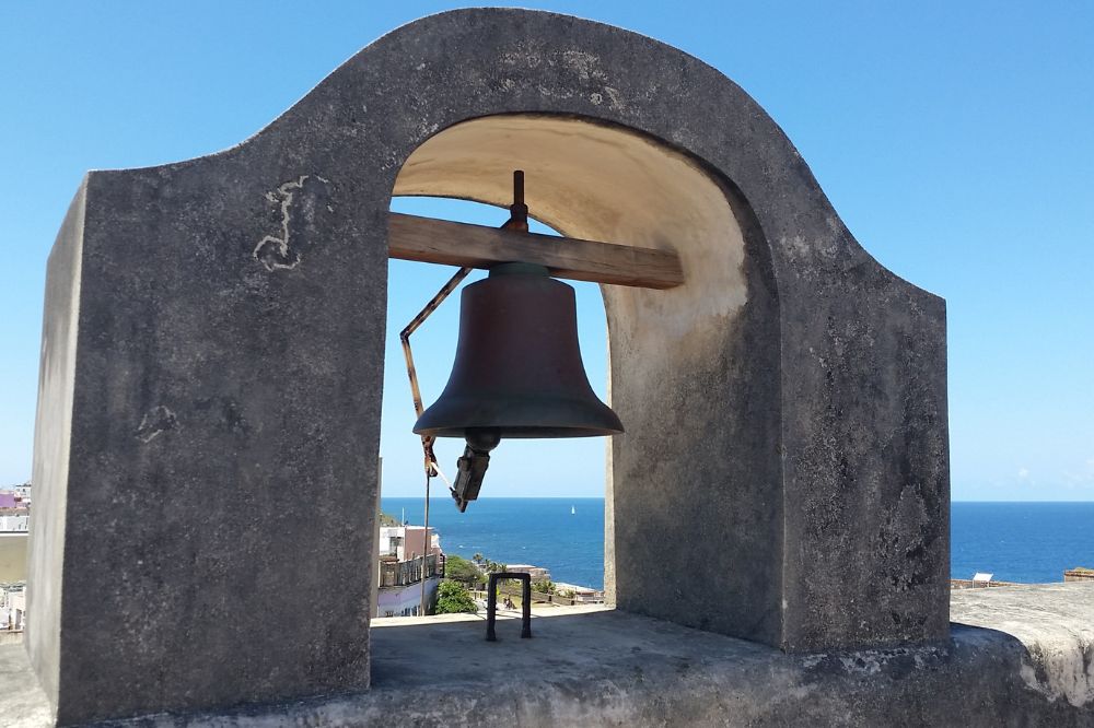 Hearing the sounds of a bell suddenly