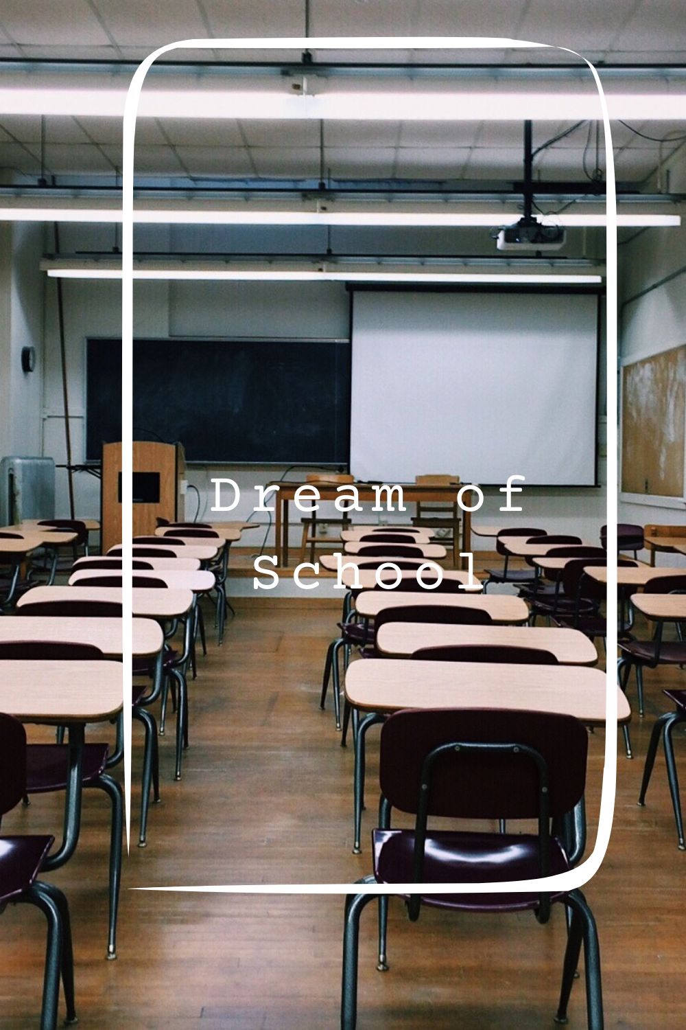 Dream of School pin1